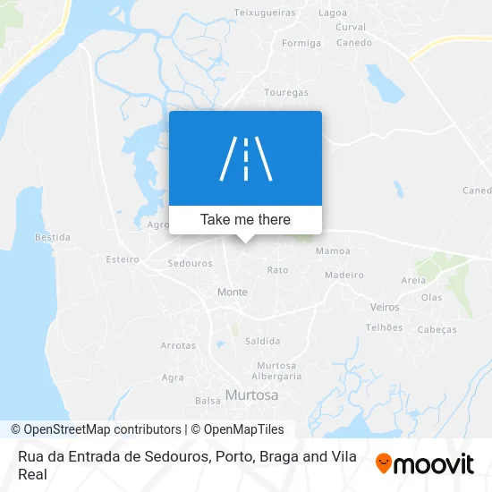 Rua da Entrada de Sedouros map
