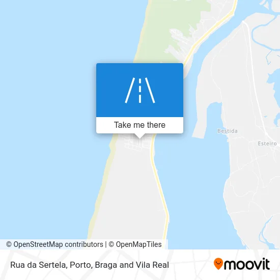 Rua da Sertela map