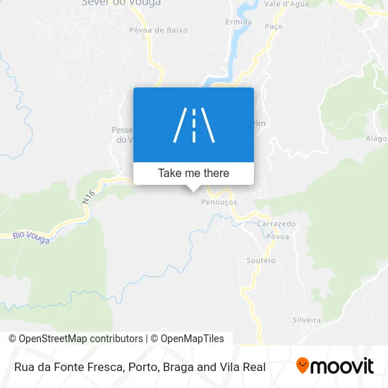 Rua da Fonte Fresca map