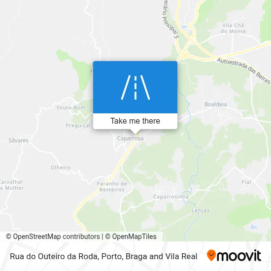 Rua do Outeiro da Roda map