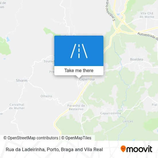 Rua da Ladeirinha map