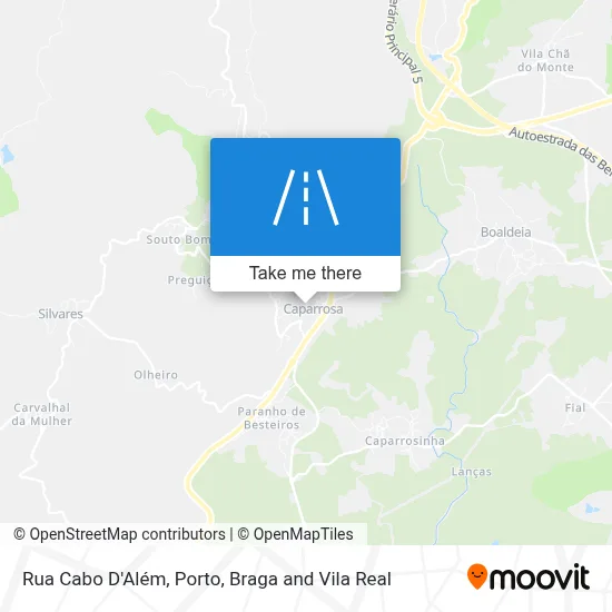 Rua Cabo D'Além map