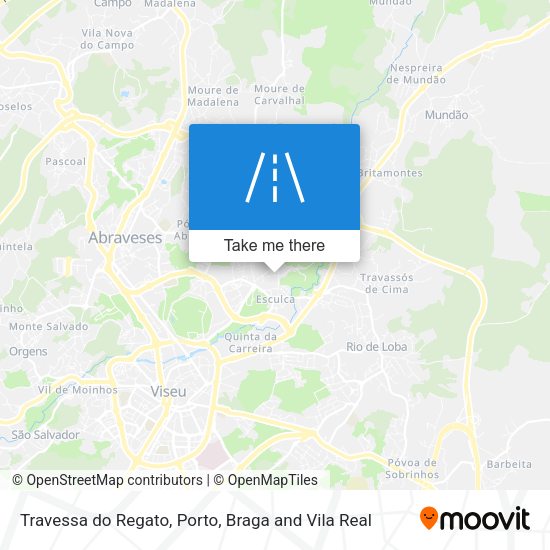 Travessa do Regato mapa