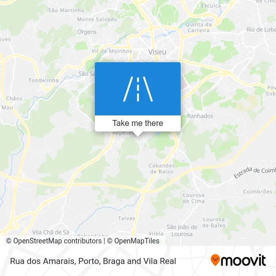 Rua dos Amarais map