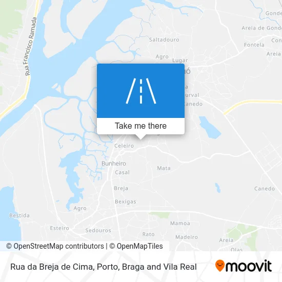 Rua da Breja de Cima map