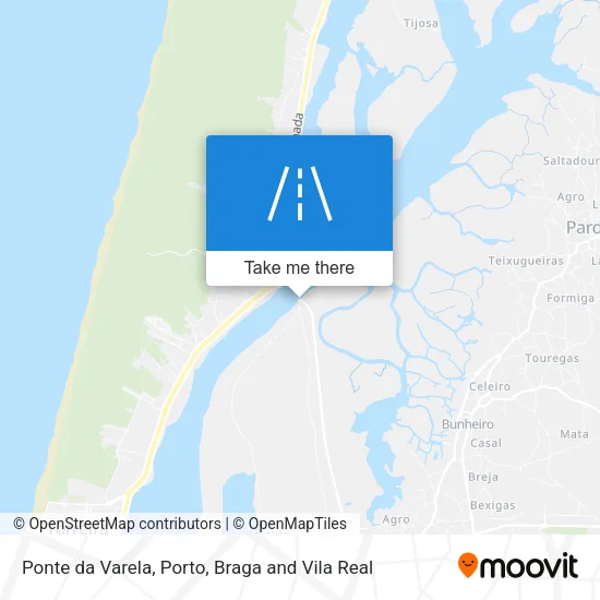 Ponte da Varela map
