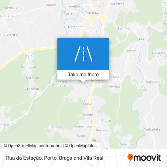 Rua da Estação map