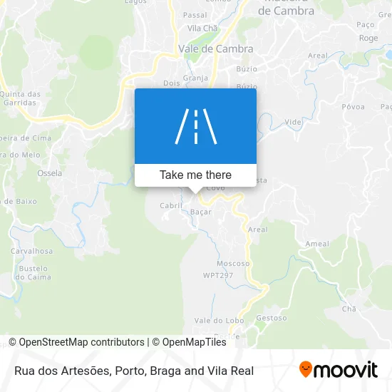 Rua dos Artesões map