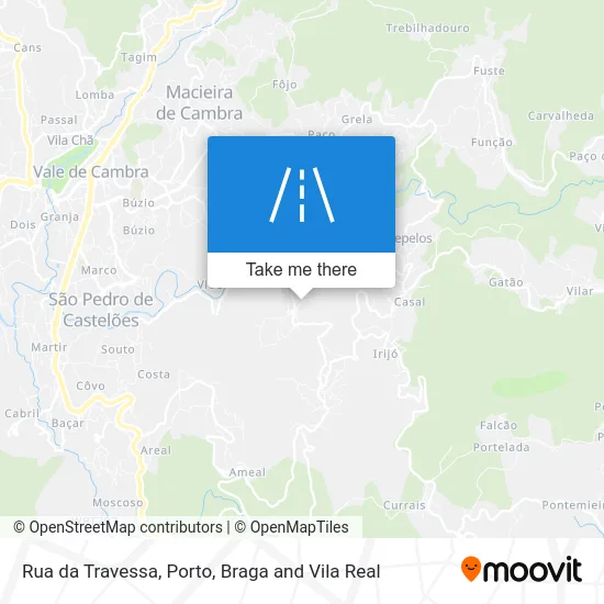 Rua da Travessa map