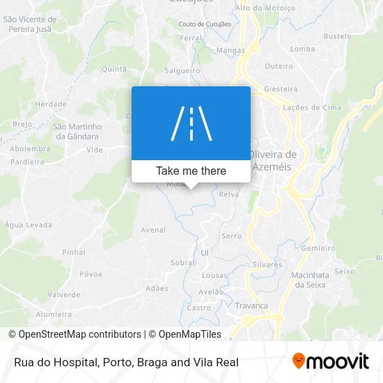 Rua do Hospital map