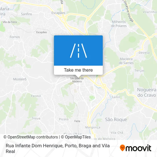 Rua Infante Dom Henrique map