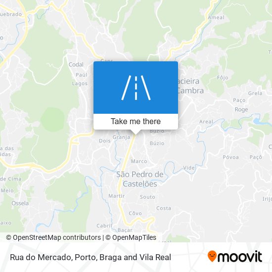 Rua do Mercado map