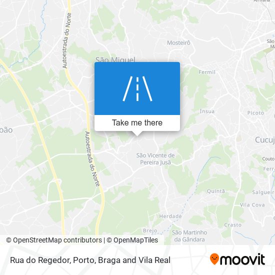 Rua do Regedor map