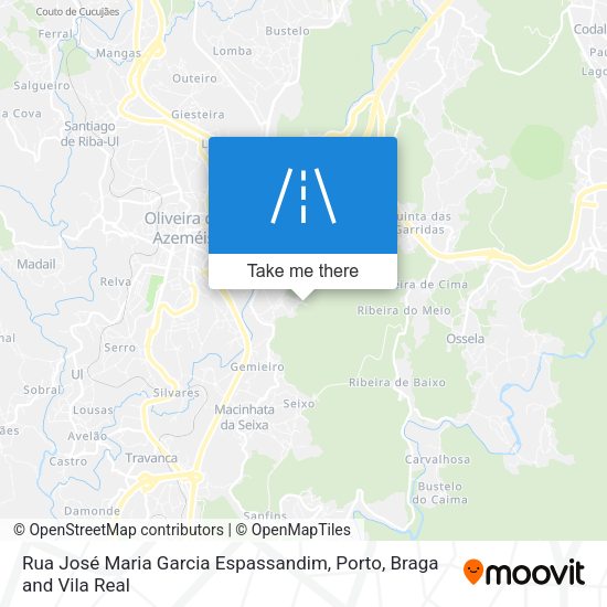 Rua José Maria Garcia Espassandim map