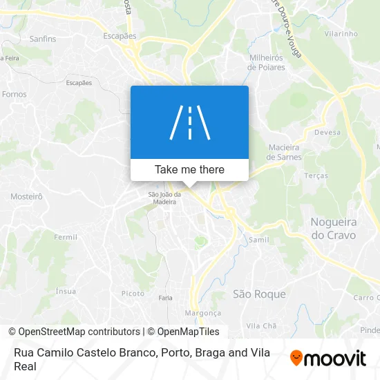 Rua Camilo Castelo Branco map