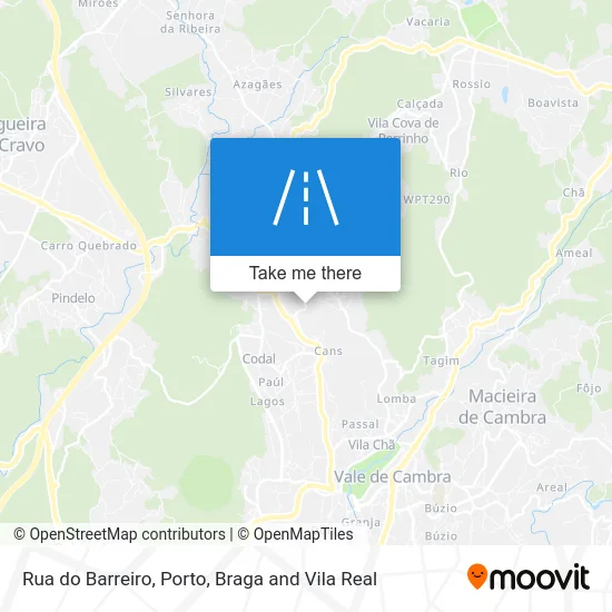 Rua do Barreiro map