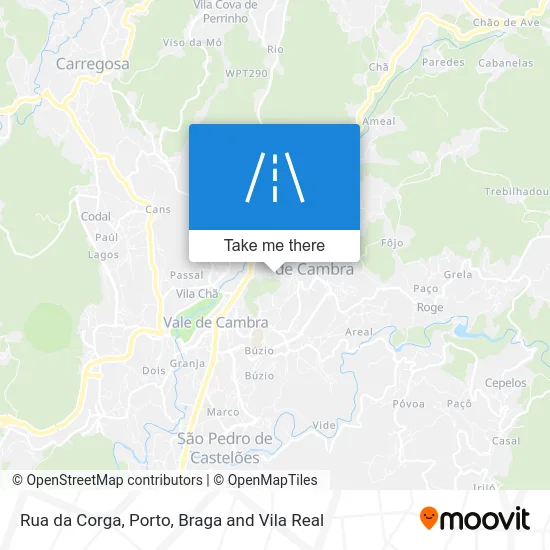 Rua da Corga map