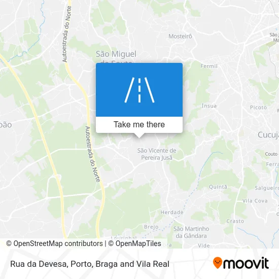 Rua da Devesa map