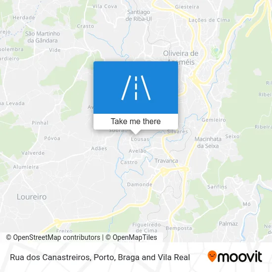 Rua dos Canastreiros map