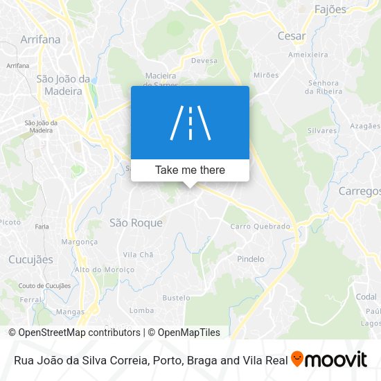 Rua João da Silva Correia map