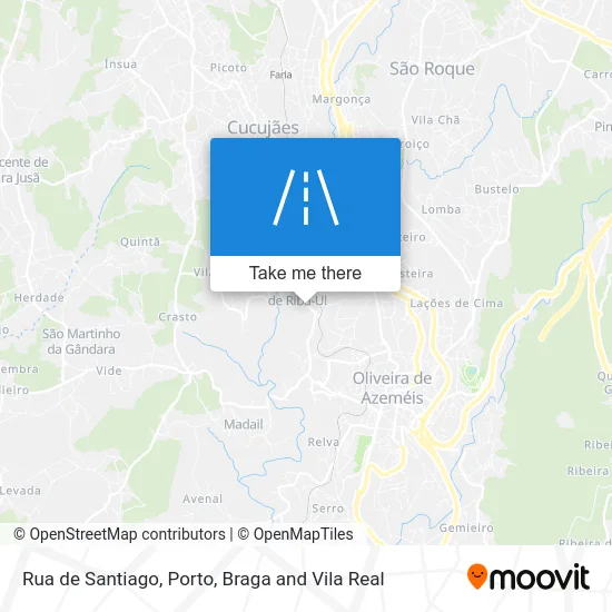 Rua de Santiago map