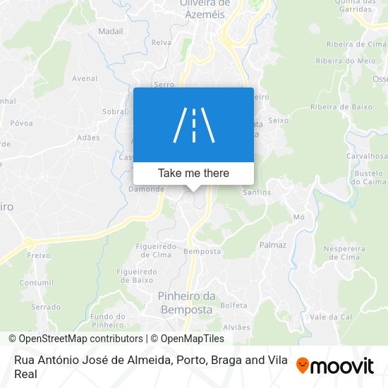 Rua António José de Almeida map