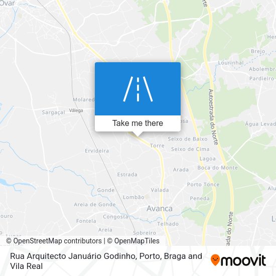 Rua Arquitecto Januário Godinho map
