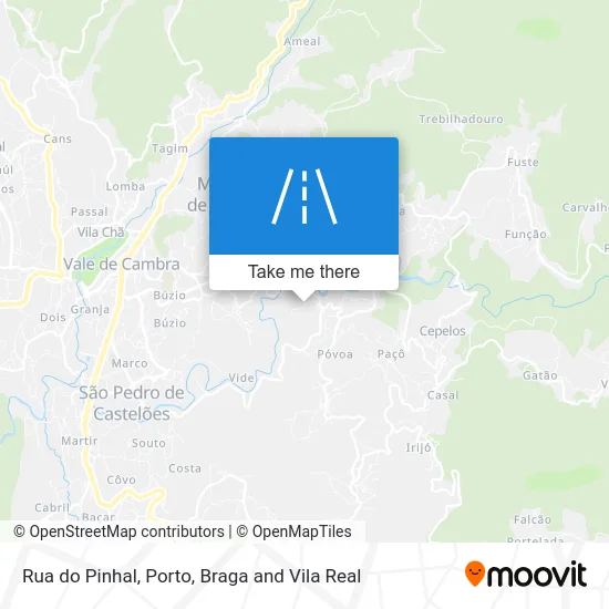 Rua do Pinhal map