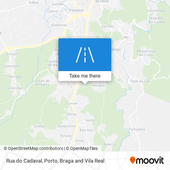 Rua do Cadaval map