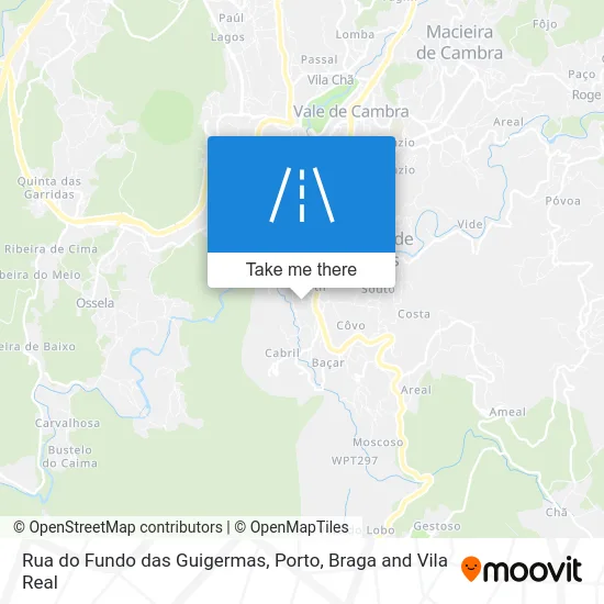 Rua do Fundo das Guigermas map
