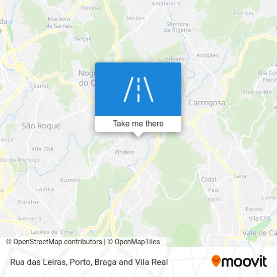 Rua das Leiras map