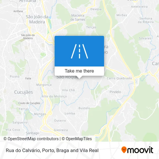 Rua do Calvário map