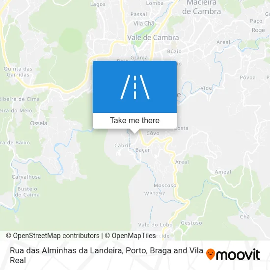 Rua das Alminhas da Landeira map