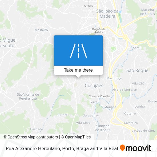 Rua Alexandre Herculano mapa