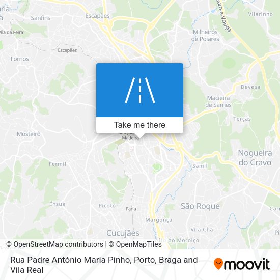 Rua Padre António Maria Pinho map