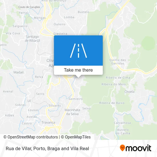 Rua de Vilar map