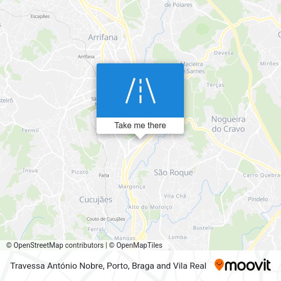 Travessa António Nobre map