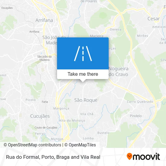 Rua do Formal map
