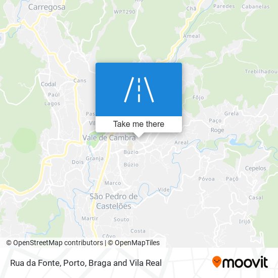 Rua da Fonte map