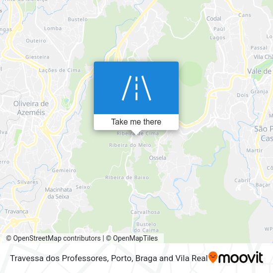 Travessa dos Professores map