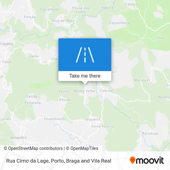 Rua Cimo da Lage map