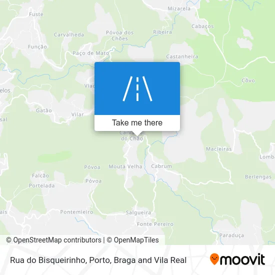 Rua do Bisqueirinho map