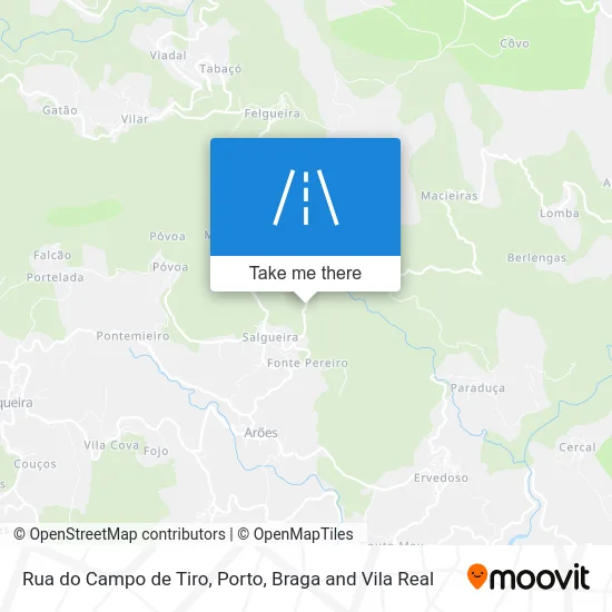 Rua do Campo de Tiro map