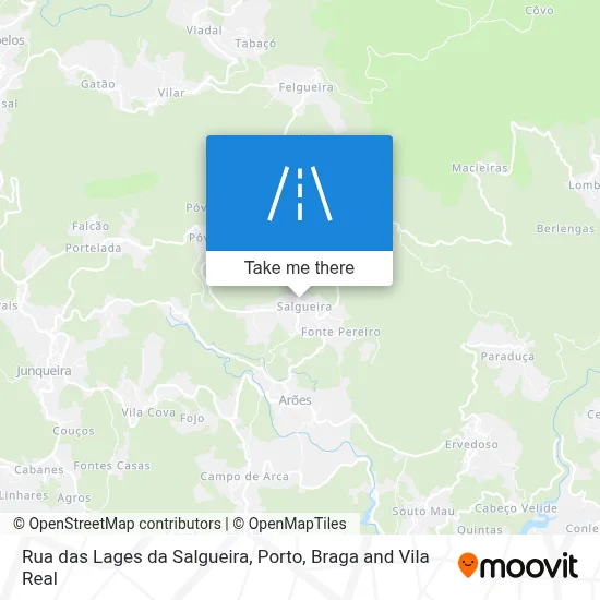Rua das Lages da Salgueira map