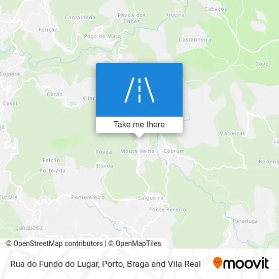 Rua do Fundo do Lugar map