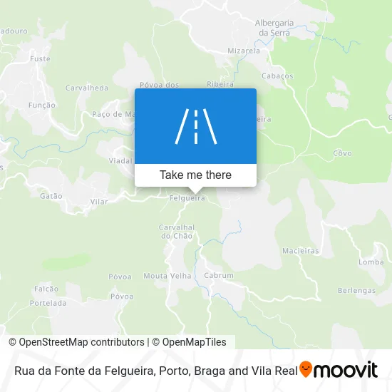 Rua da Fonte da Felgueira map