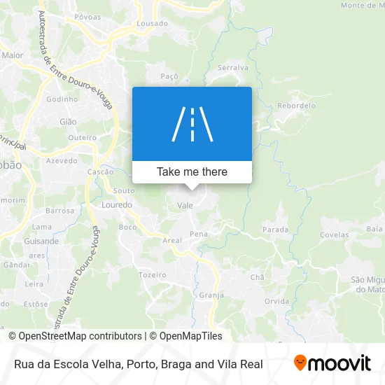 Rua da Escola Velha map