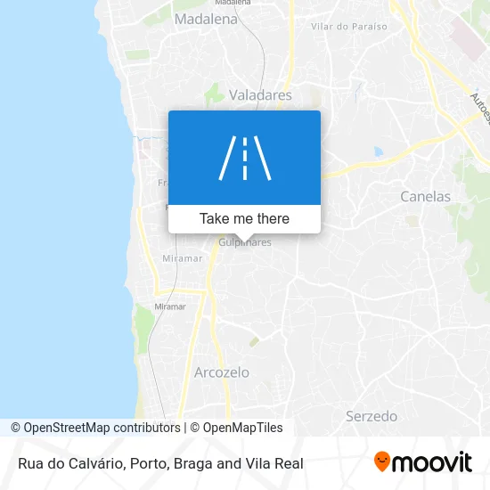 Rua do Calvário map