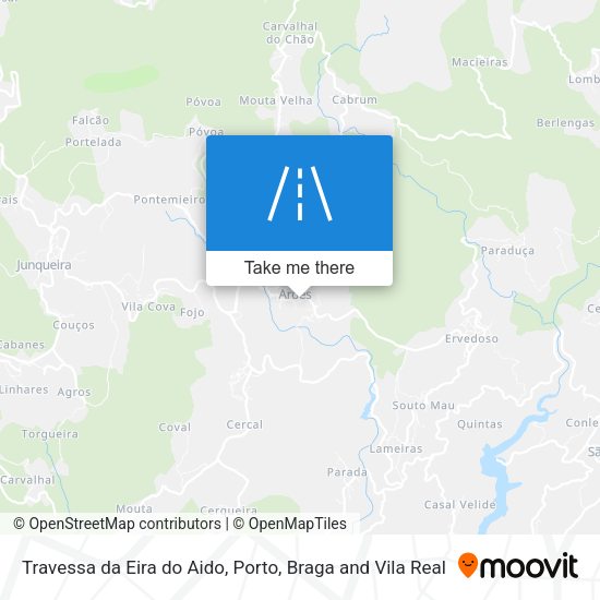 Travessa da Eira do Aido map