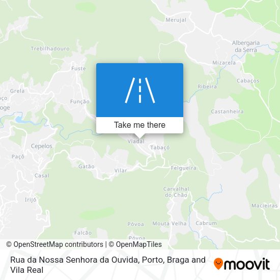 Rua da Nossa Senhora da Ouvida map